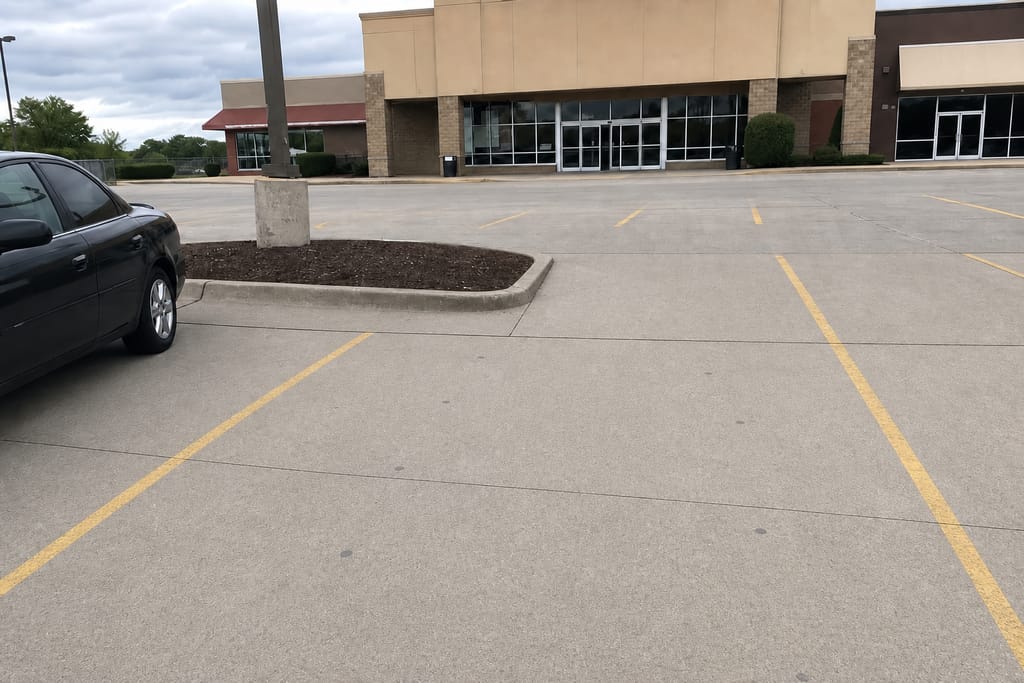 Parking Lot Concrete Repair photo